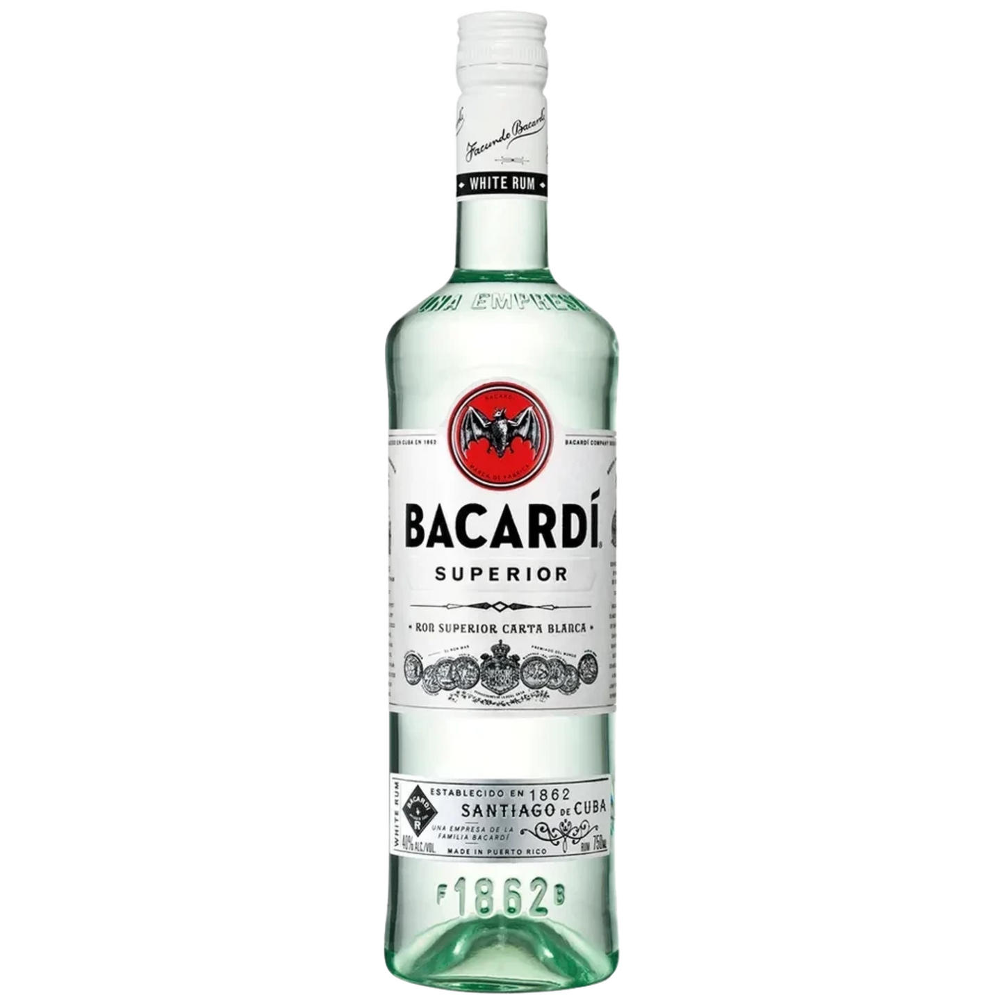 Bacardi Light Rum Superior 80