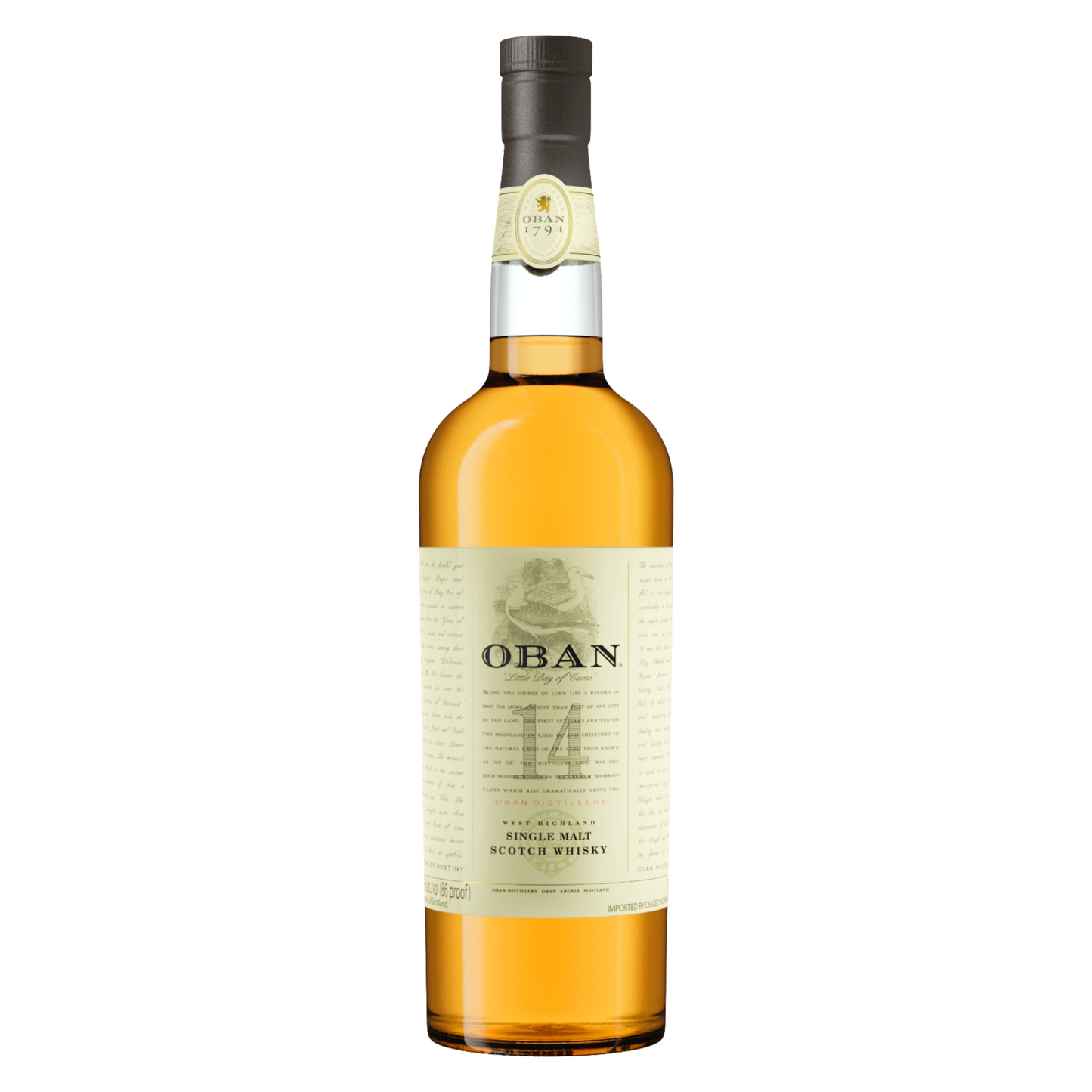 Oban Single Malt Scotch 14 YR 86