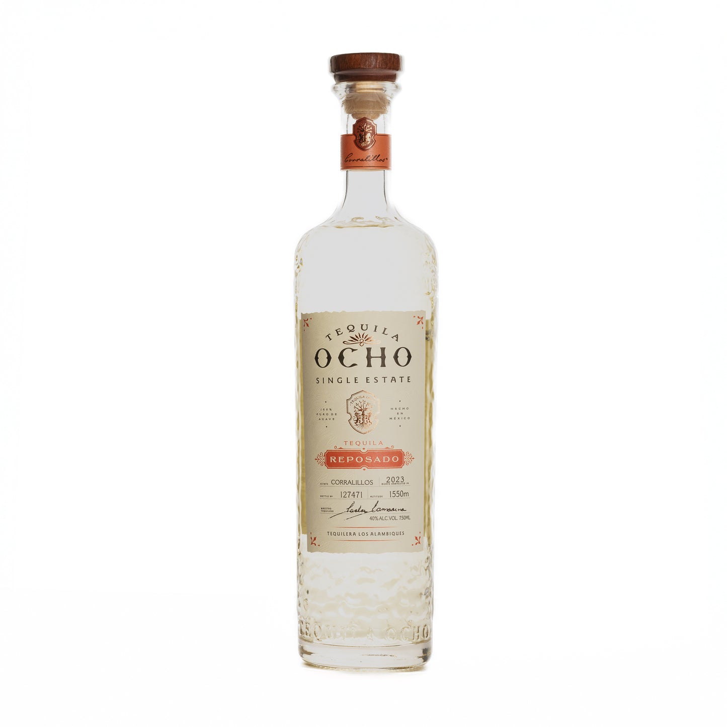 Tequila Ocho Tequila Reposado Single Estate 80